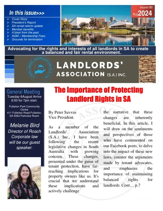 Cover of Landlords News, August 2024