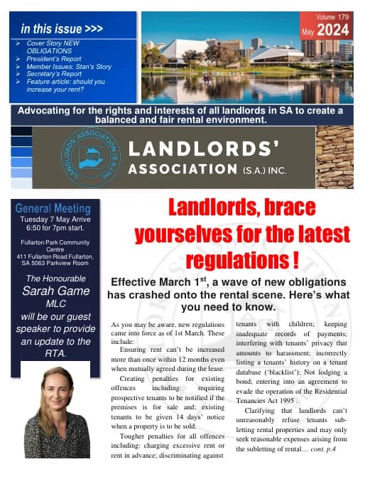 Cover of Landlords News, May 2024
